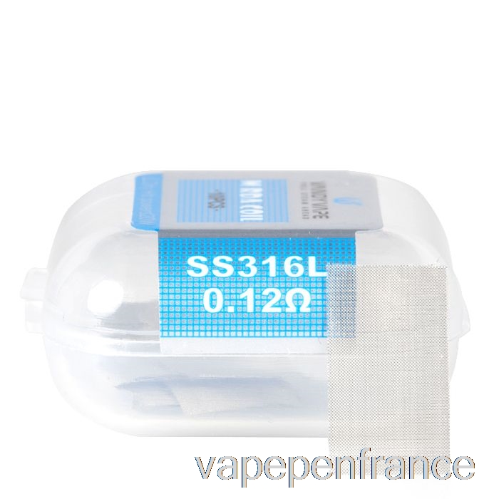Vandy Vape M Bobines De Feuille De Maille (10 Feuilles) Bobine M V2 Rda - 0,12ohm Ss316l (10pc) Stylo Vape